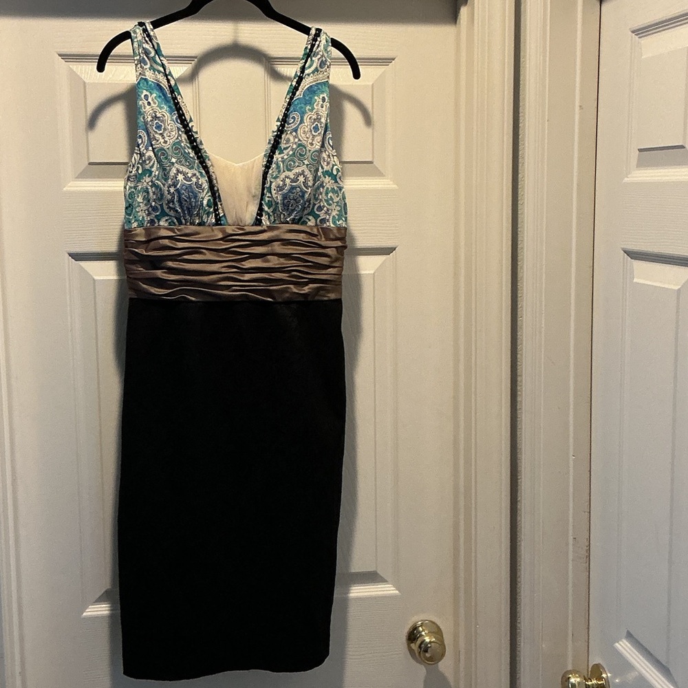 Phoebe Couture Silk and Brocade Dress 8